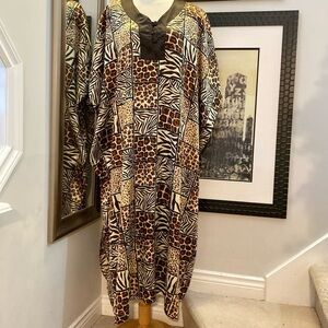 Vintage animal print muumuu